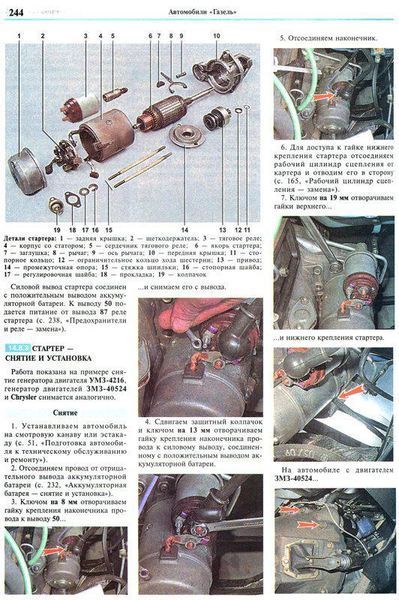 ГАЗ 2705/3302 Газель Полностью ная книга по ремонту и эксплуатации в фотографиях + электросхемы бензин 5614 фото