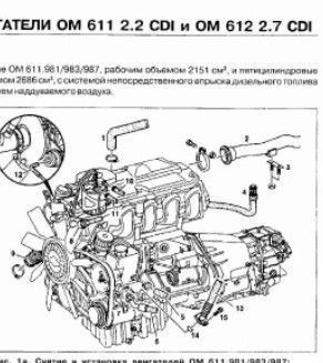 Книга Дизельные Двигатели MERCEDES BENZ CDI OM 611 Руководство Инструкция Справочник Мануал Пособие По Ремонту 9308 фото
