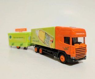 Колекційна іграшкова модель вантажного автомобіля машини 1:87 мод0506 фото