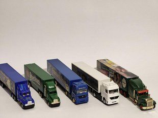 Колекційна іграшкова модель вантажного автомобіля машини 1:87 мод0211 фото