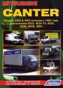 Mitsubishi Canter з 1993 Дизель Пособіє По Ремонту і експлуатації. Професійна книга 3214 фото