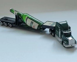 Колекційна іграшкова модель вантажного автомобіля машини 1:87 мод0313 фото