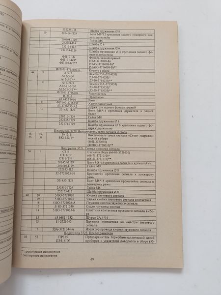 Книга ГАЗ 53 12 5312 Каталог деталей Запасных частей Руководство Инструкция Справочник Мануал Пособие 9634 фото
