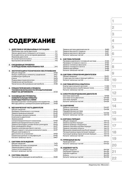 Книга Geely CK/CK-2/Otaka/Free Cruiser Книга по ремонту и эксплуатации + цветные схемы + каталог деталей с 5800 фото