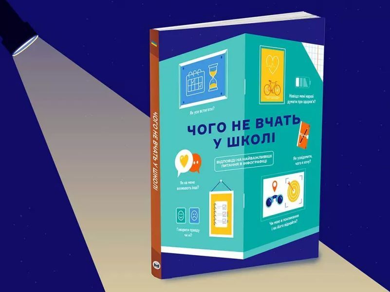 Чого не вчать у школі. Відповіді на найважливіші питання в інфографіці мб117788 фото