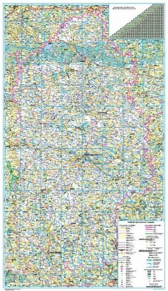 Карта Хмельницкая область масштаб 1:250 000 2589 фото