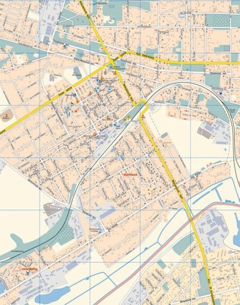 План міста Буча Картографія 5210 фото