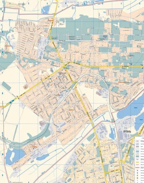 План міста Буча Картографія 5210 фото
