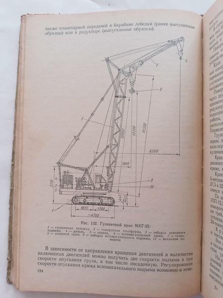Книга Крани стрілові пневмонкопрохідні та гусеничні. 1975 рік 9881 фото
