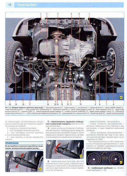 Книга Hyundai Getz Руководство Инструкция Справочник Мануал Пособие по Ремонту Эксплуатации ТО Схемы с02 и с05 9489 фото