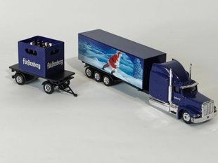 Колекционная игрушечная модель грузового автомобиля машины 1:87 мод0237 фото