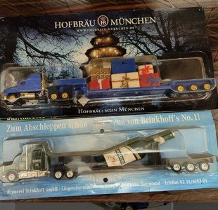 Колекційна іграшкова модель вантажного автомобіля машини 1:87 мод0398 фото